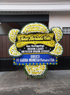 Papan Bunga Duka di Way Halim
