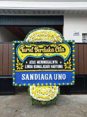 Papan Bunga Duka di Way Halim