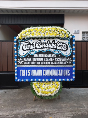 Papan Bunga Duka di Way Halim